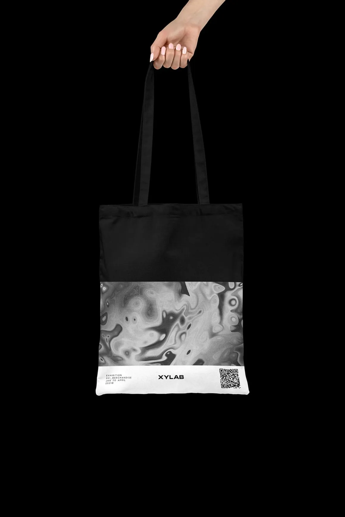 XYLAB tote print