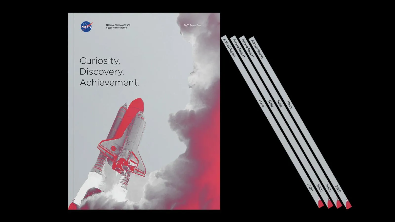 NASA annual report shuttle cover