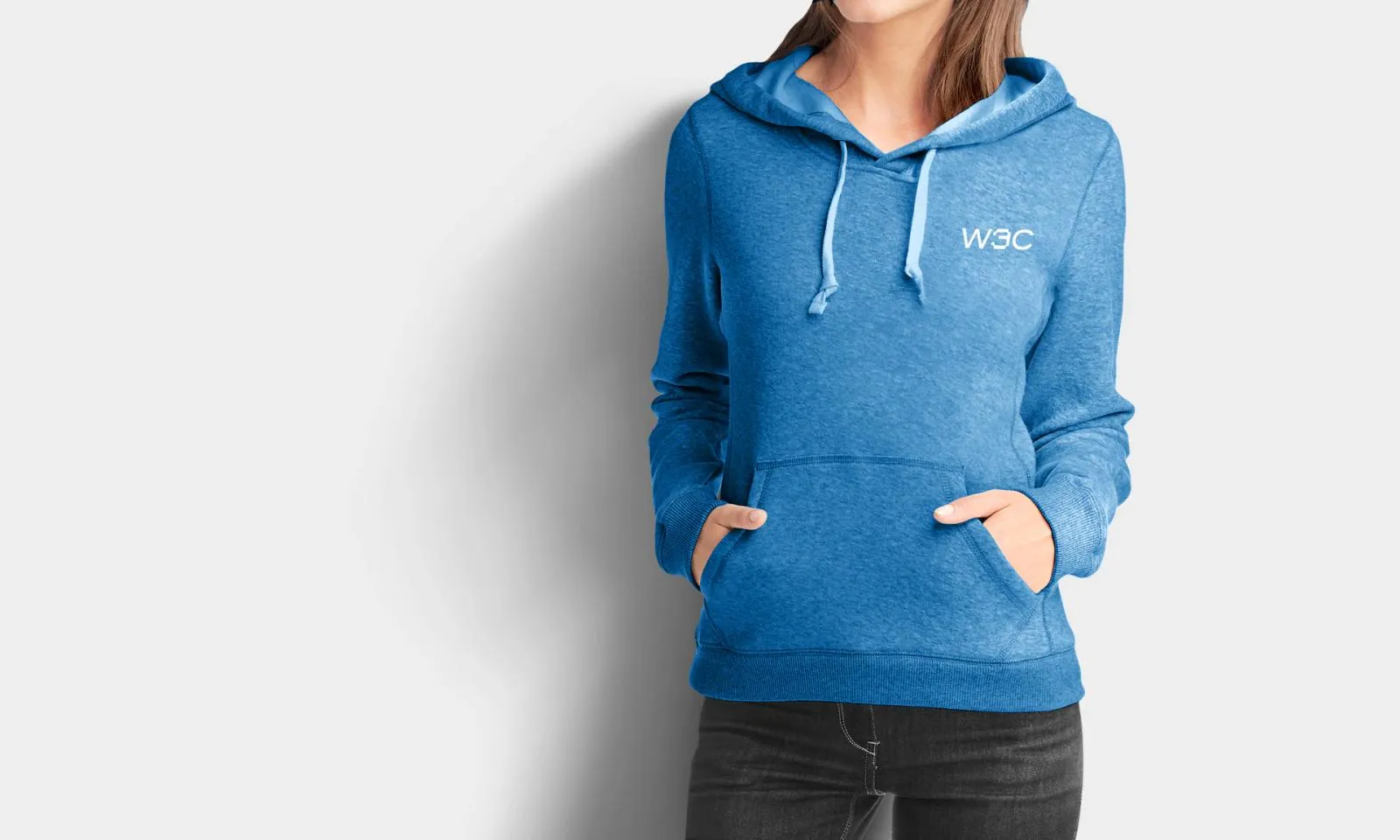 W3C hoodie blue